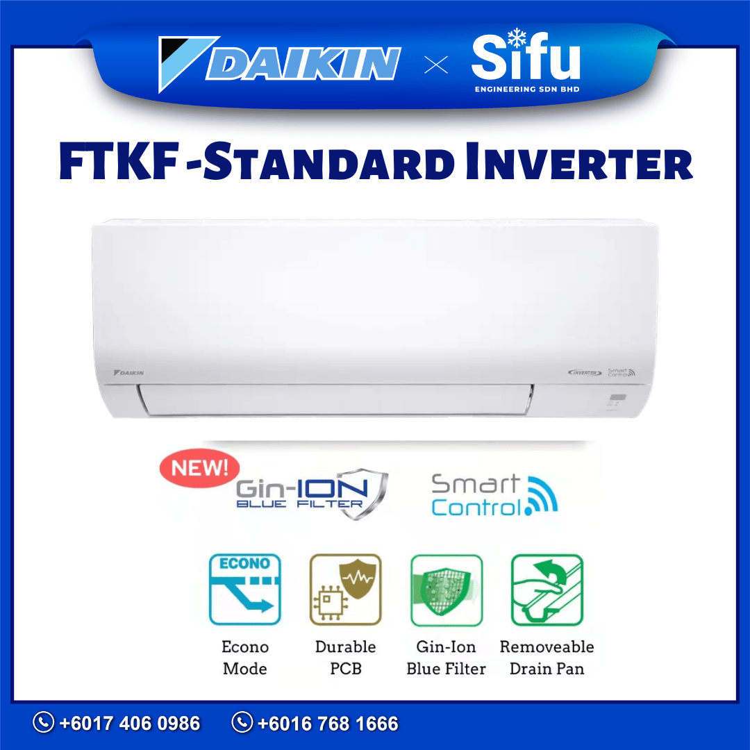 Daikin Ftkf Series Wall Mounted Air Conditioner Inverter R Built In