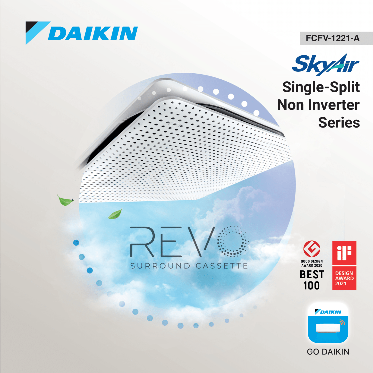 Daikin Revo Ceiling Cassette Non Inverter Sifu Engineering Sdn Bhd