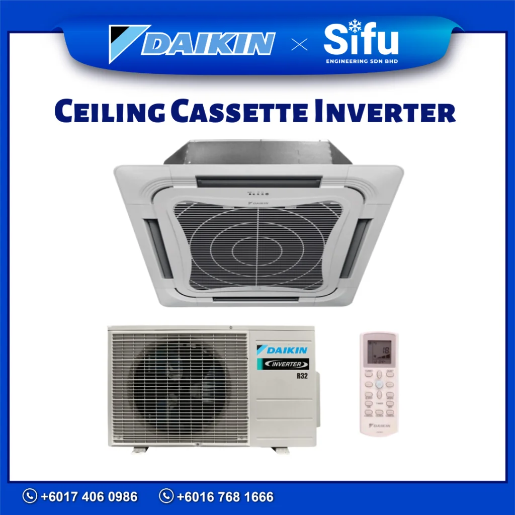 Daikin Aircond Ceiling Cassette Inverter Series