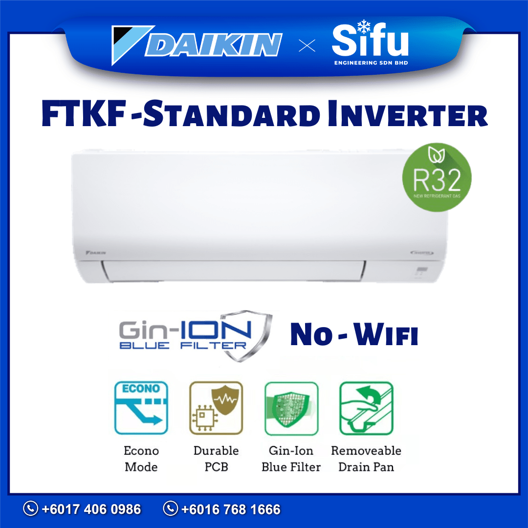 Daikin FTKF Series Wall Mounted Air Conditioner Inverter R32 Non
