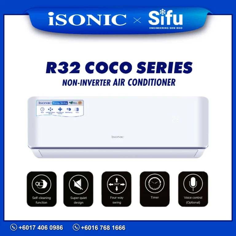 Isonic Non Inverter Air Conditioner R32 Coco Series