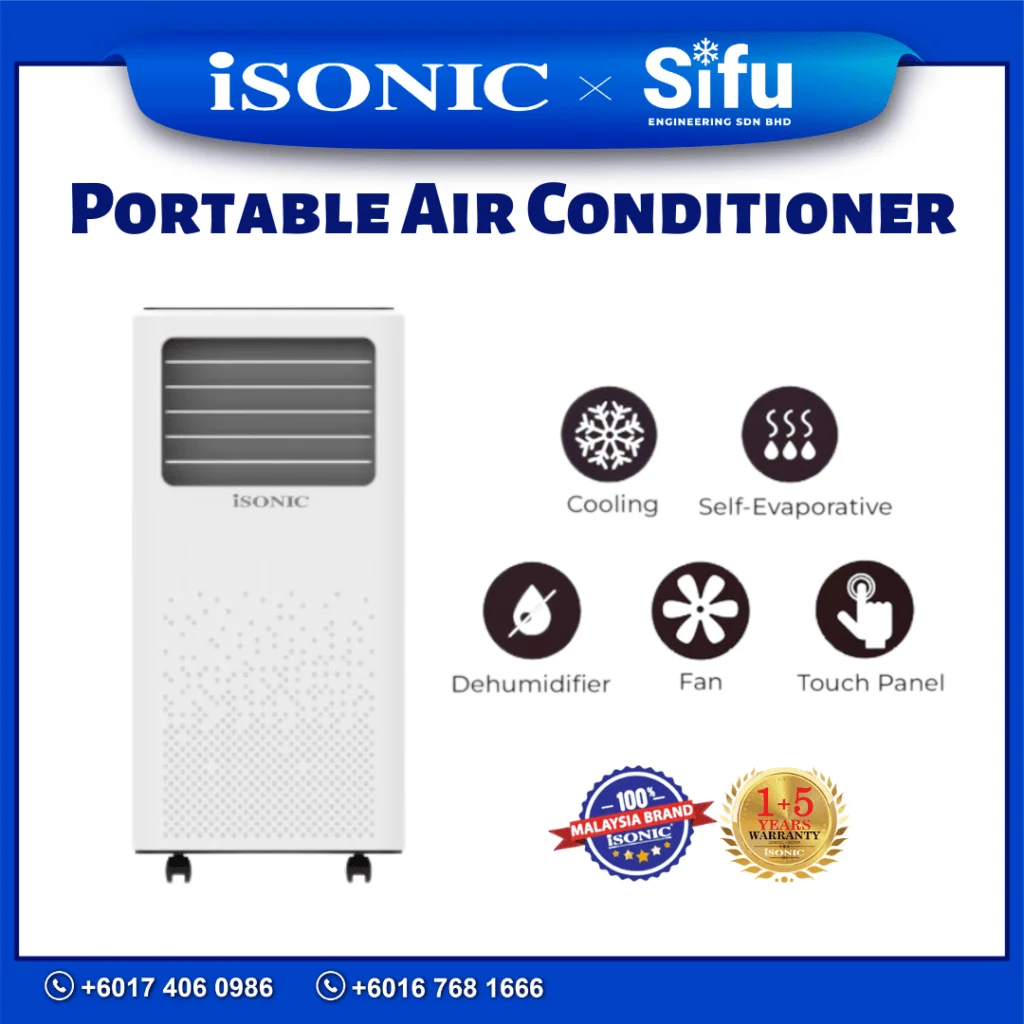 Isonic Non Inverter Portable Air Conditioner R32 Coco Series