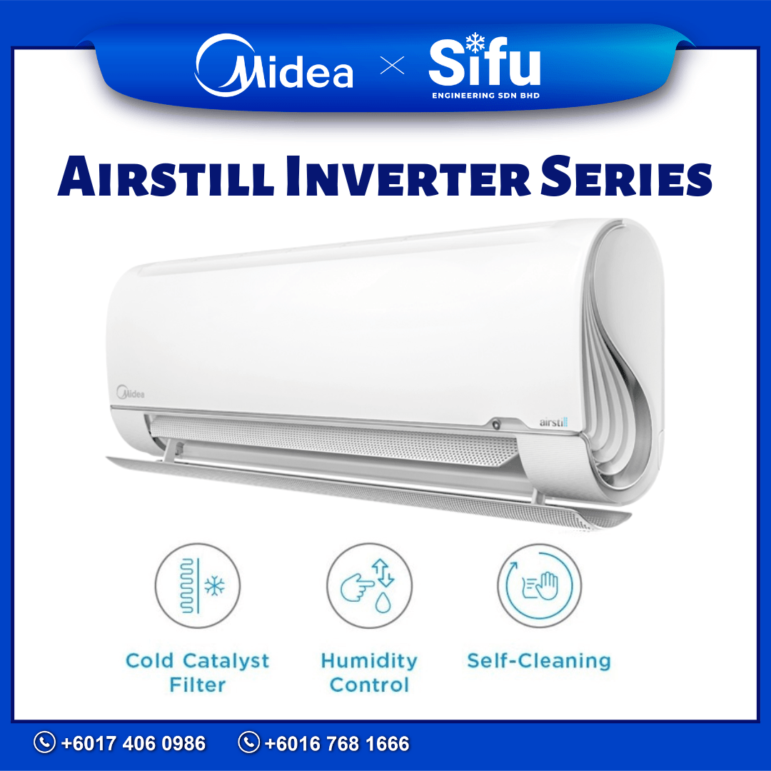 Midea Wall Mounted Air Conditioner R32 Airstill Inverter (MSFAAU