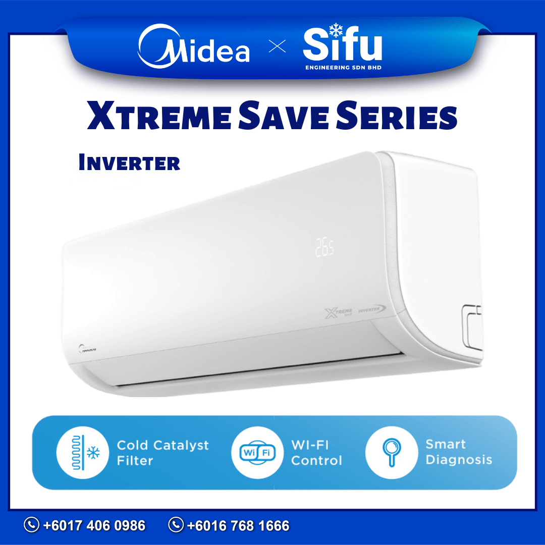 Midea Wall Mounted Air Conditioner R32 Xtreme Save Inverter Msxs Sifu Engineering 3846