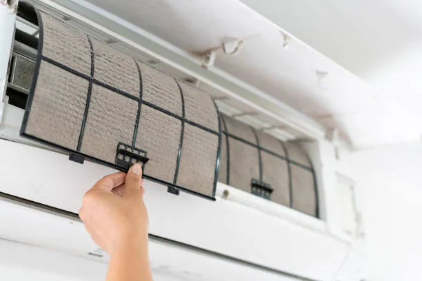 4 Simple Steps to Diagnose Why Your Air Conditioner Is Not Cooling 3 Cleaning the air conditioner filter