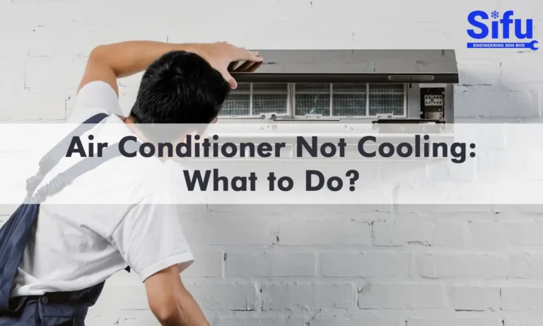 Checking Aircond Not Cooling