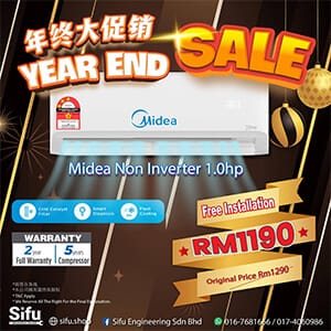 Midea Aircond Sales Year End