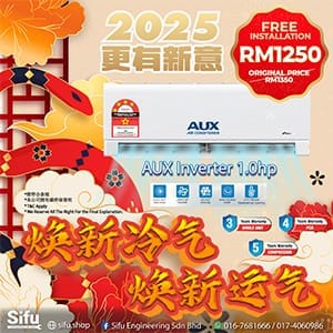 Aux Aircond 2025 New Year Sale