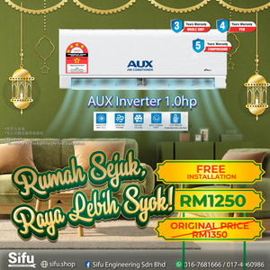 Aux Aircond Promosi Hari Raya