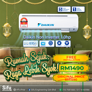 Daikin Aircond Promosi Hari Raya