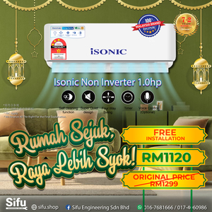 Isonic Aircond Promosi Hari Raya