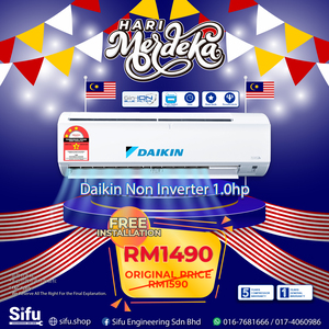 Promosi Merdeka - Daikin Non Inverter