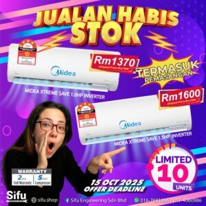 Jualan Habis Stok Aircond