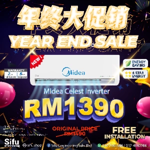 Promotions 3 Year End Sales Midea Celest Inverter