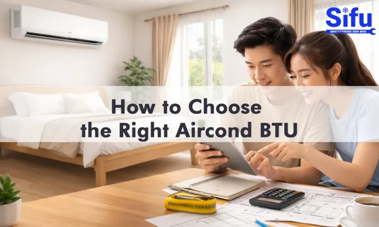 Cara Memilih BTU Aircond yang Sesuai untuk Bilik Anda